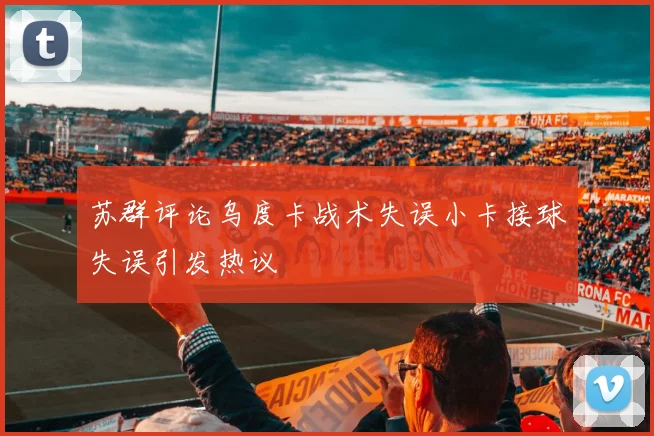 苏群评论乌度卡战术失误小卡接球失误引发热议